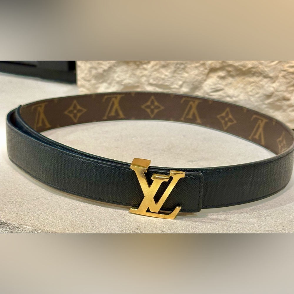 Louis Vuitton Iconic 30/75 Monogram Brown Belt, Reversible To Black - Picture 7 of 15